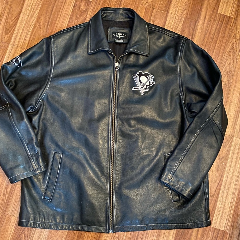 Pitssburgh Penguins Leather Coat